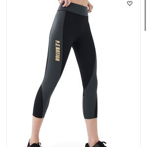 P.E Nation Black and Gray Leggings